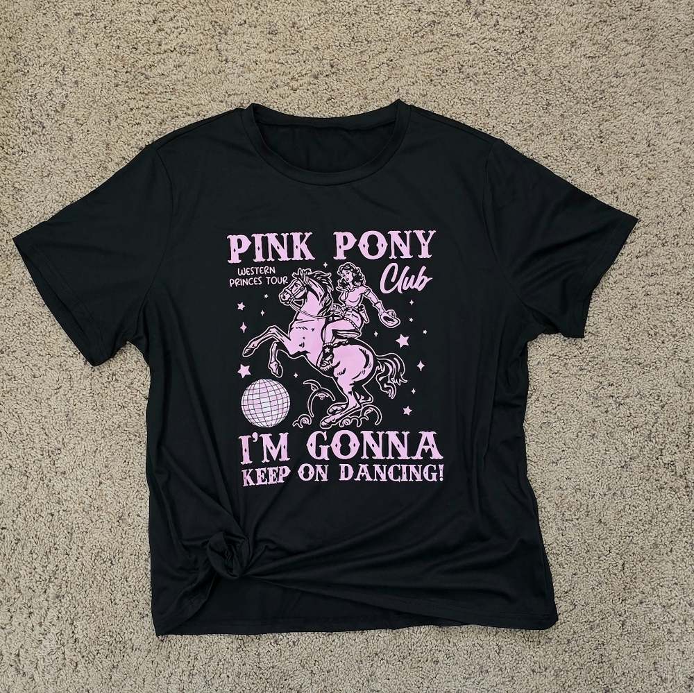 Pink Pony Club Grafic T-Shirt NWOT - Picture 2 of 6